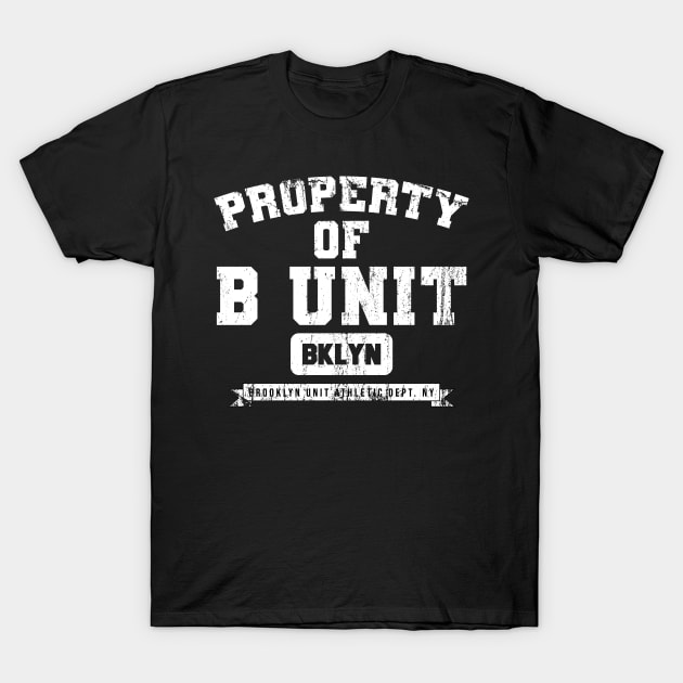 Brooklyn Bed Stuy New York Bklyn Basketball B Unit Grunge T-Shirt by The Shirt Genie